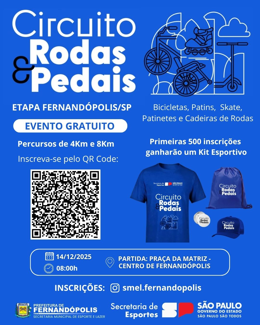 Prefeitura promoverá “Circuito Rodas e Pedais 2025”