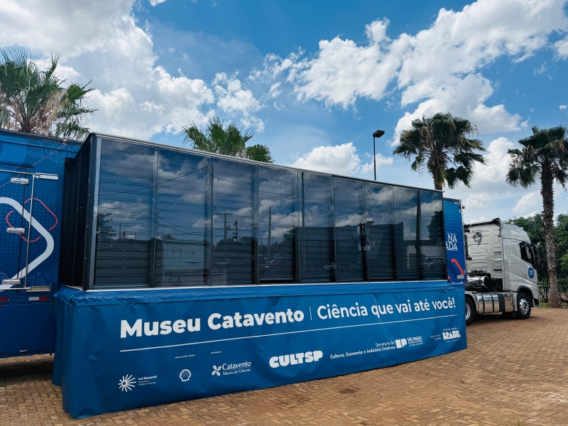 Carreta do Museu Catavento segue em Votuporanga até esta terça-feira (25/11)