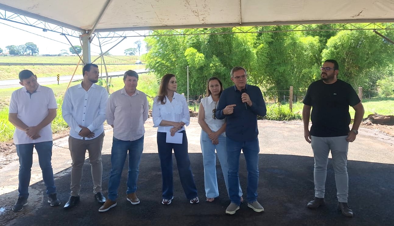 Prefeitura inaugura obra de ligação entre Brasilândia e Santa Adélia