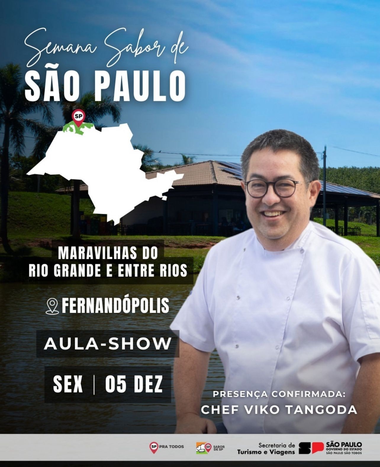 Chef Viko Tangoda encerra evento de capacitação em Fernandópolis
