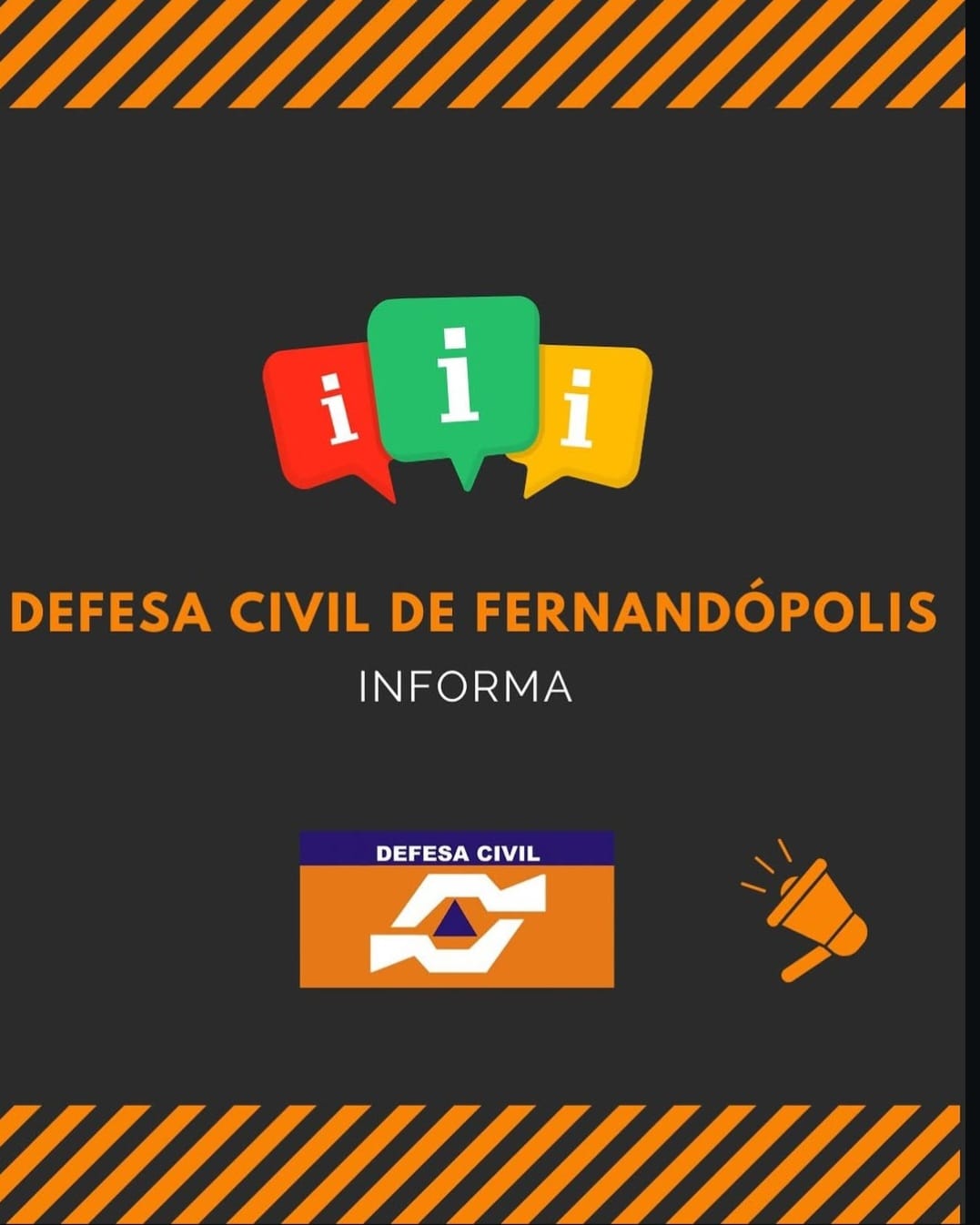 Defesa Civil de Fernandópolis alerta para previsão de tempestades entre terça e quarta-feira