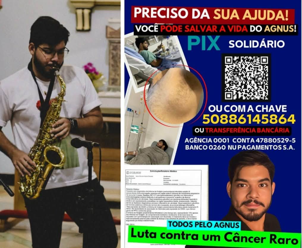 Jovem músico católico mobiliza rede de solidariedade após diagnóstico de câncer raro