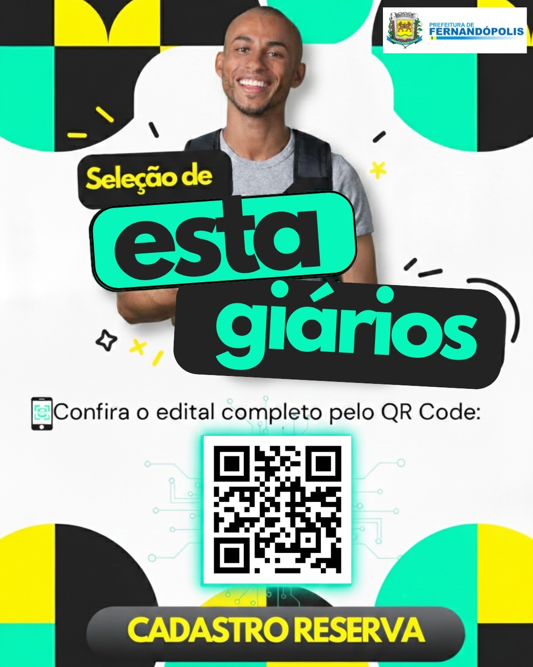 Prefeitura fará processo seletivo para estagiários