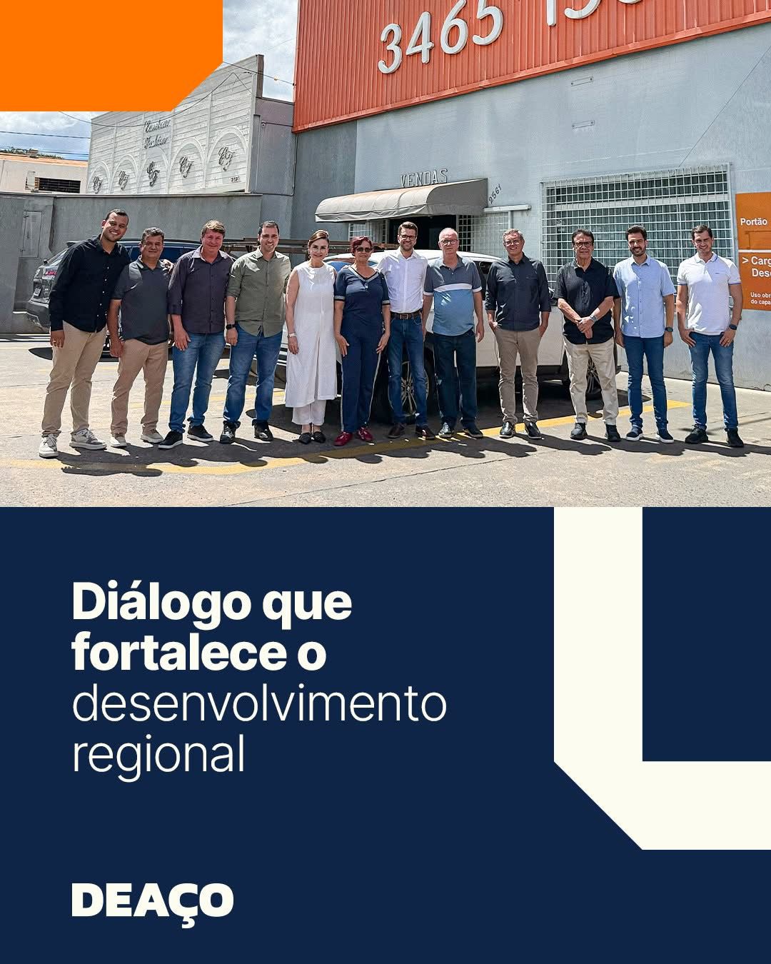 Deaço recebe visita de importantes figuras públicas e representantes políticos.