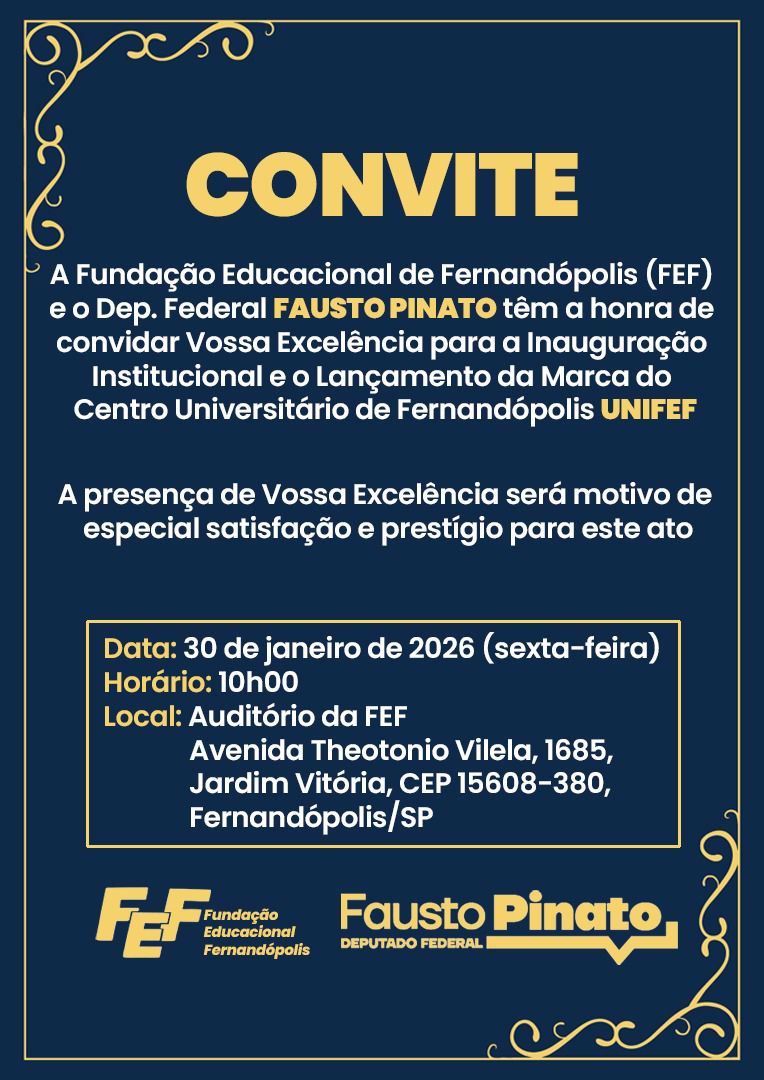 UNIFEF realiza inauguração institucional e lança nova marca em Fernandópolis