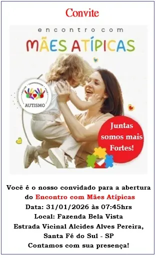 Encontro com Mães Atípicas promove acolhimento, informação e inclusão neste sábado (31) - Compreender - Incluir - Amar – Autismo