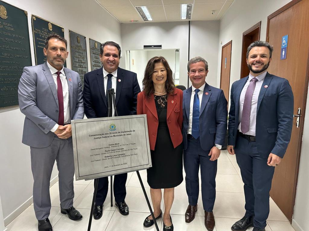 Prefeito Luis Henrique participa de solenidade em comemoração aos 25 anos de instalação da Justiça Federal em Jales