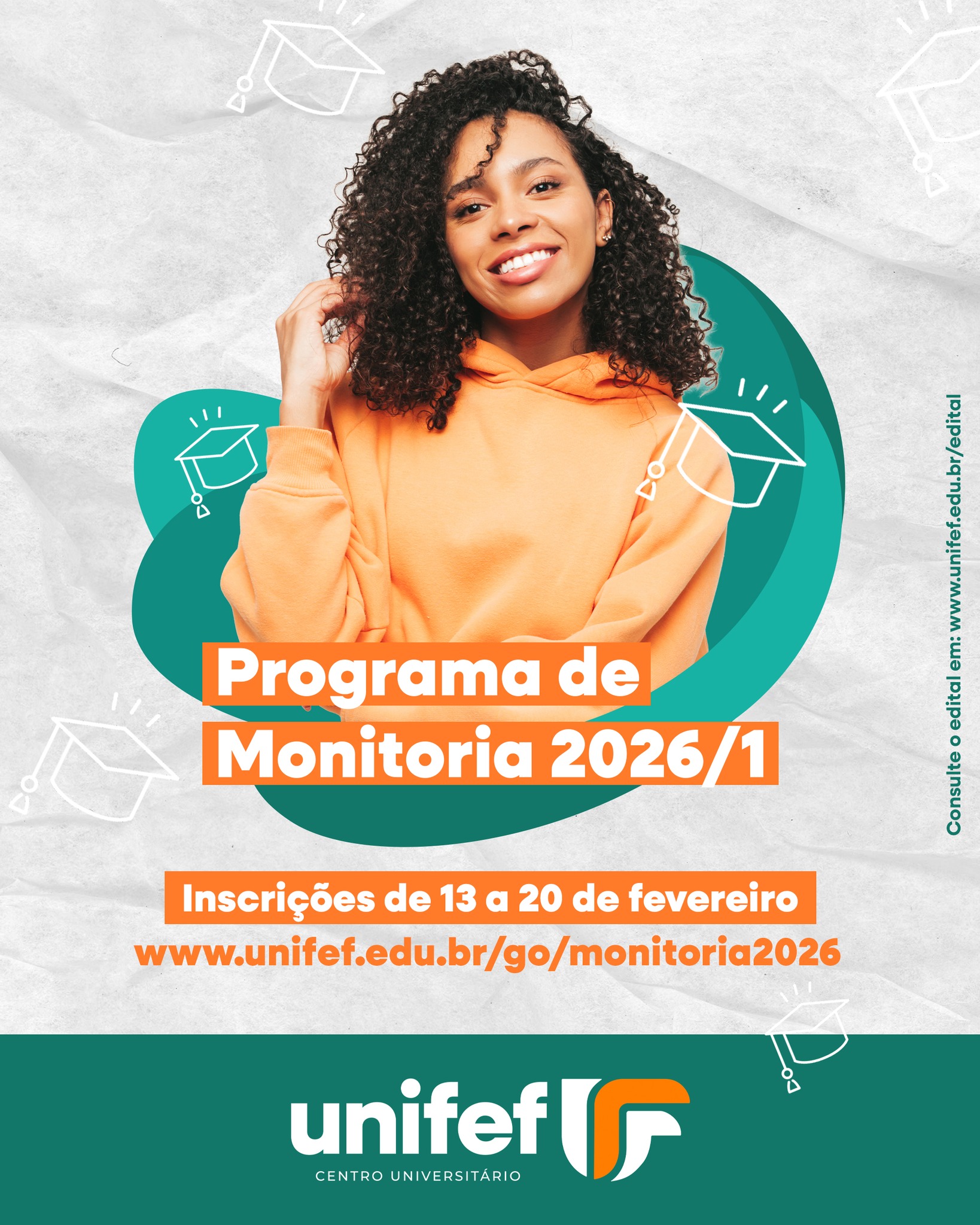 UNIFEF abre inscrições para programa de monitoria acadêmica