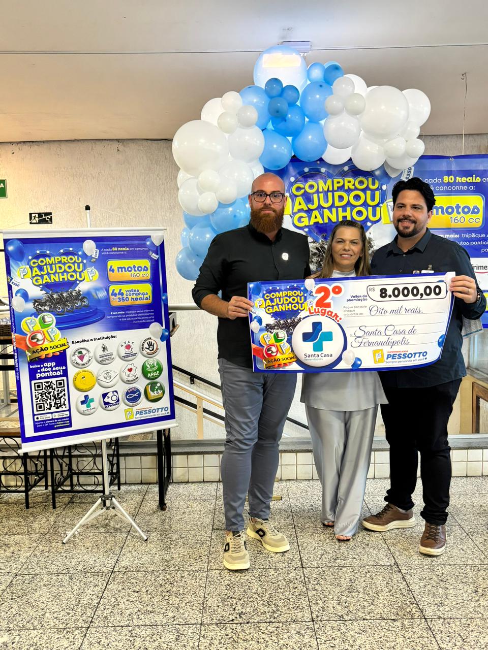 Santa Casa de Fernandópolis é contemplada na campanha “Comprou, Ajudou, Ganhou”