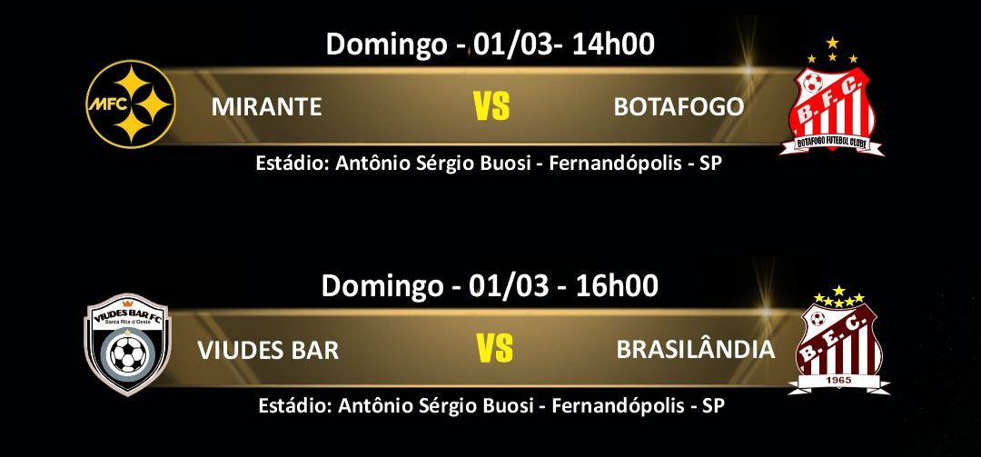 COPA BRASILÂNDIA: DERBY E ANFITRIÃO, VALENDO VAGA NAS SEMIFINAIS. 