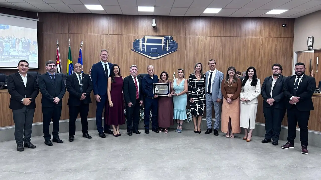 Câmara Municipal realiza Sessão Solene e concede Título de Cidadão Santa-Fé-Sulense ao empresário Antônio Mantovan – “Toninho da Globo”