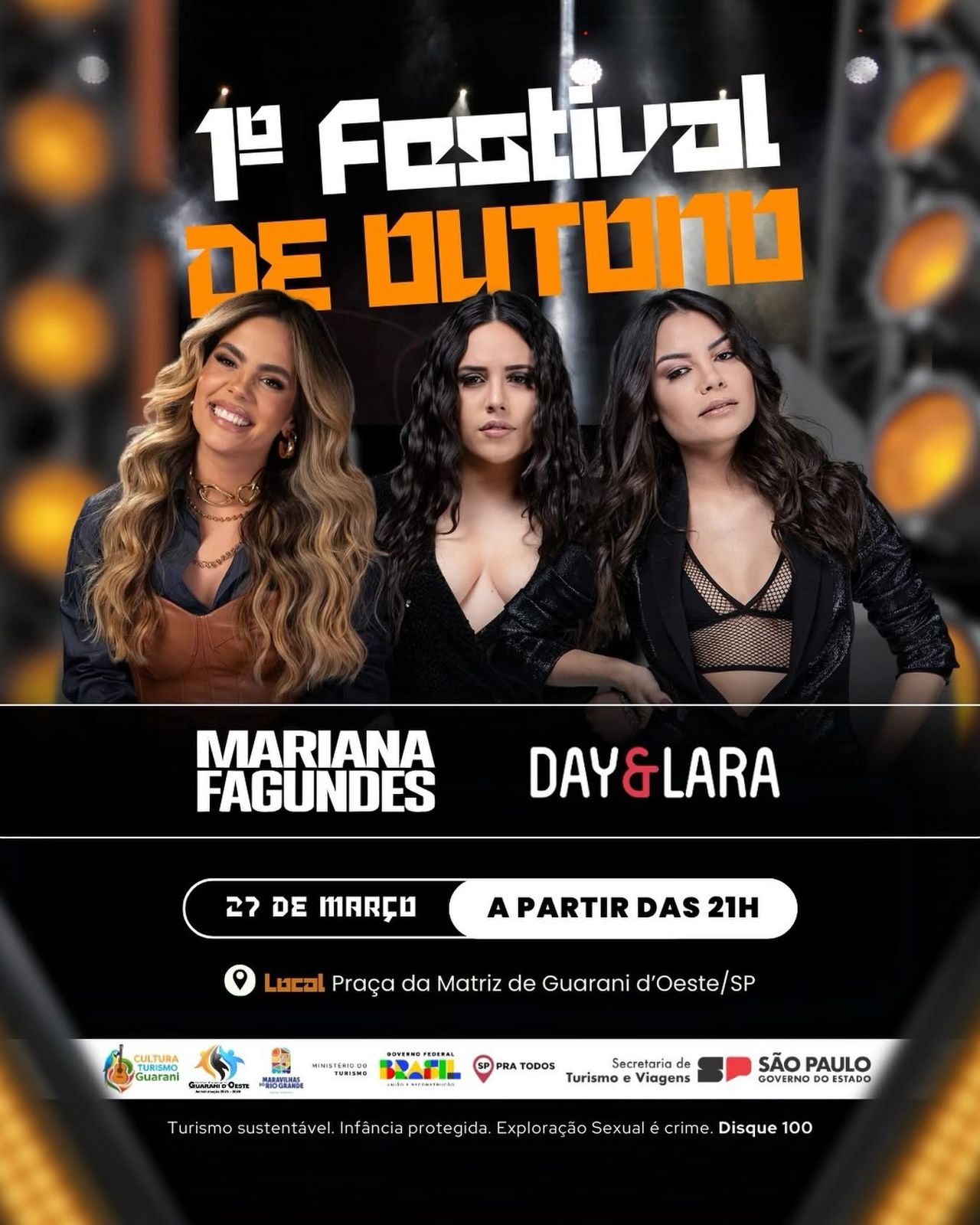 Guarani d’Oeste recebe 1º Festival de Outono com grandes atrações musicais