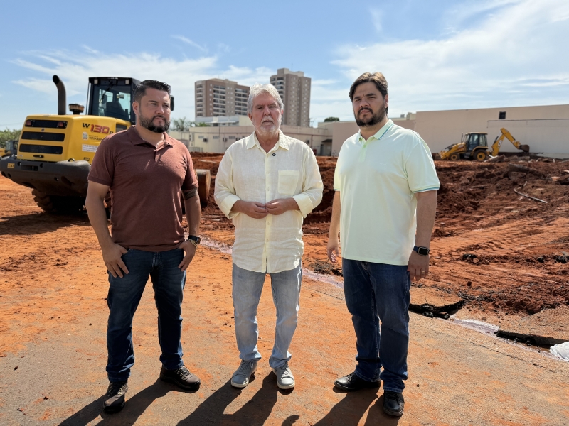 Terraplanagem do Hospital Materno-Infantil é iniciada em Votuporanga
