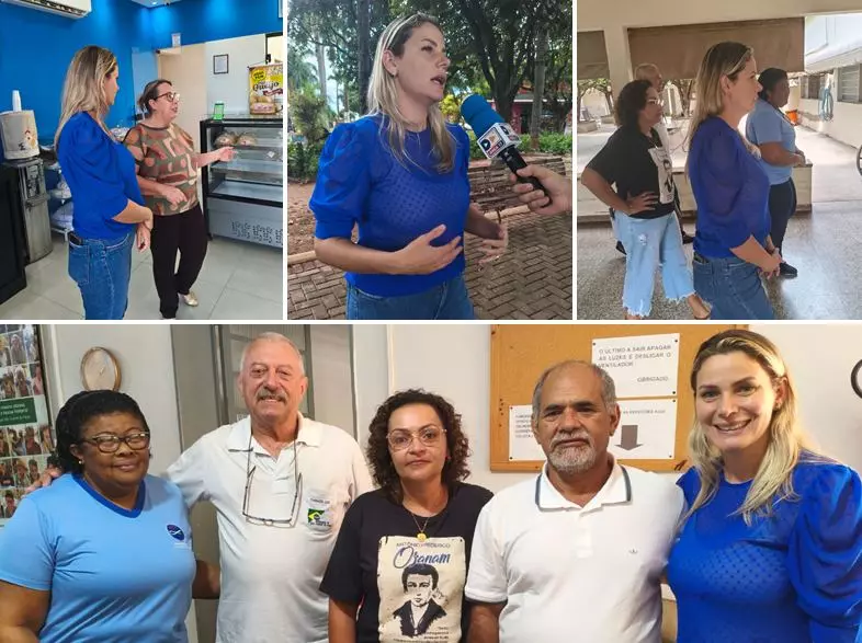 Em Fernandópolis, Franciele Villa visita entidades e reforça seu compromisso com o Noroeste Paulista