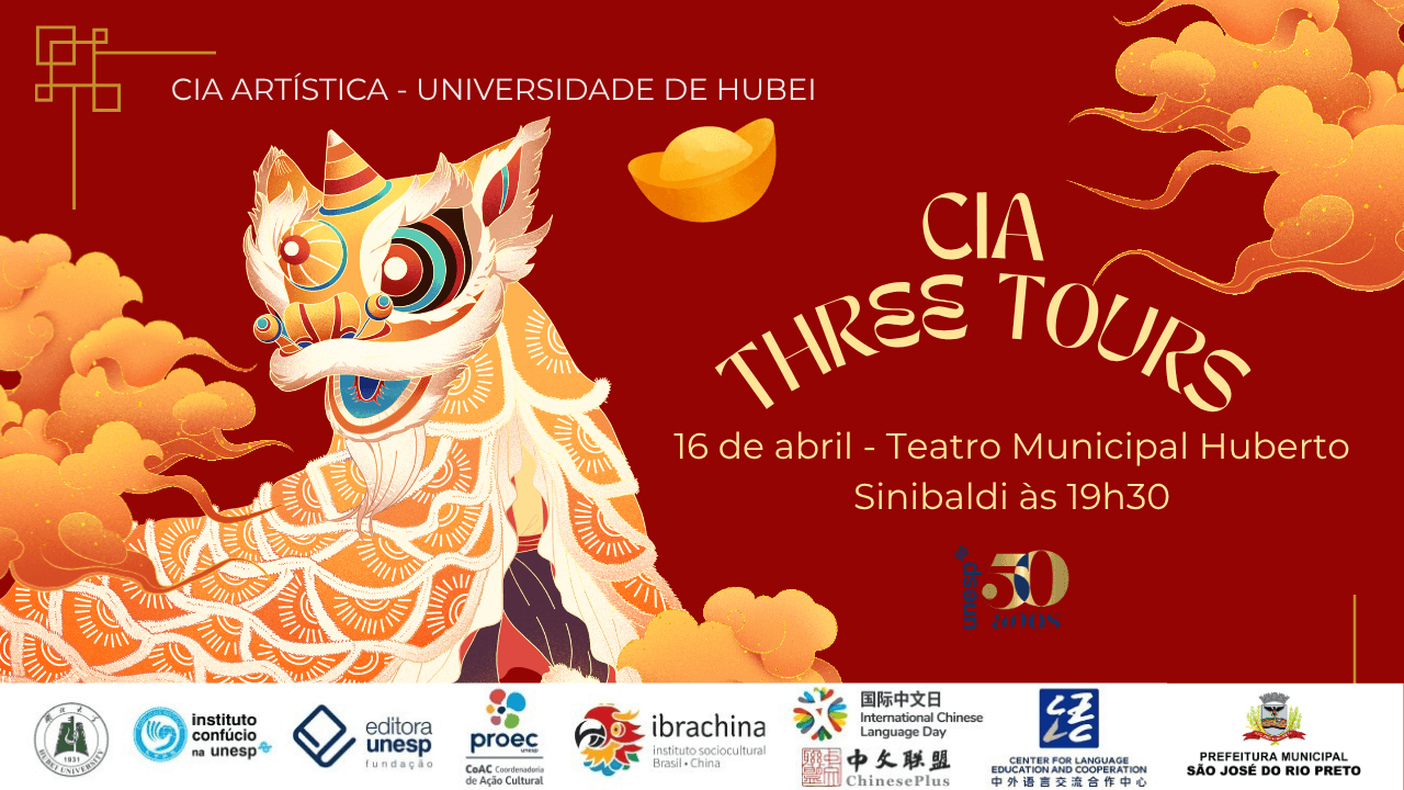 Espetáculo chinês celebra 50 anos da Unesp em Rio Preto