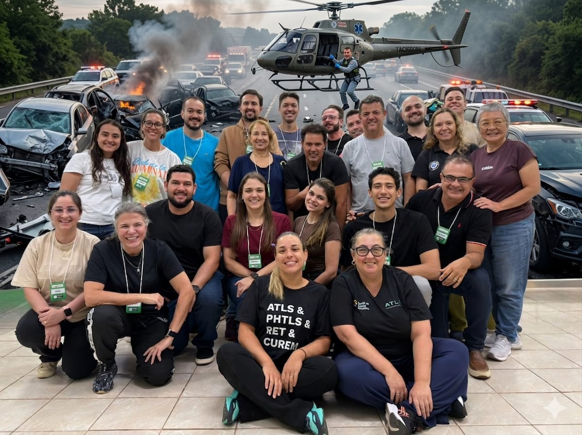 Equipe do SAMU participa de capacitação internacional em atendimento a traumas