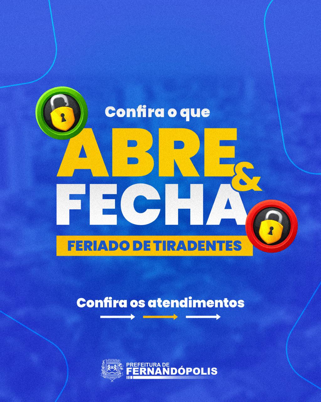 O que abre e o que fecha no feriado de Tiradentes