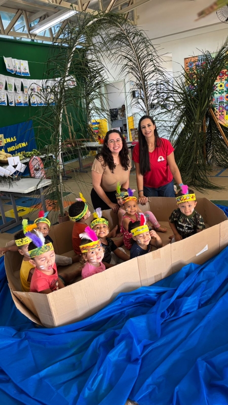 Pequenos protagonistas: Cemei Magaly promove imersão na cultura dos povos indígenas brasileiros