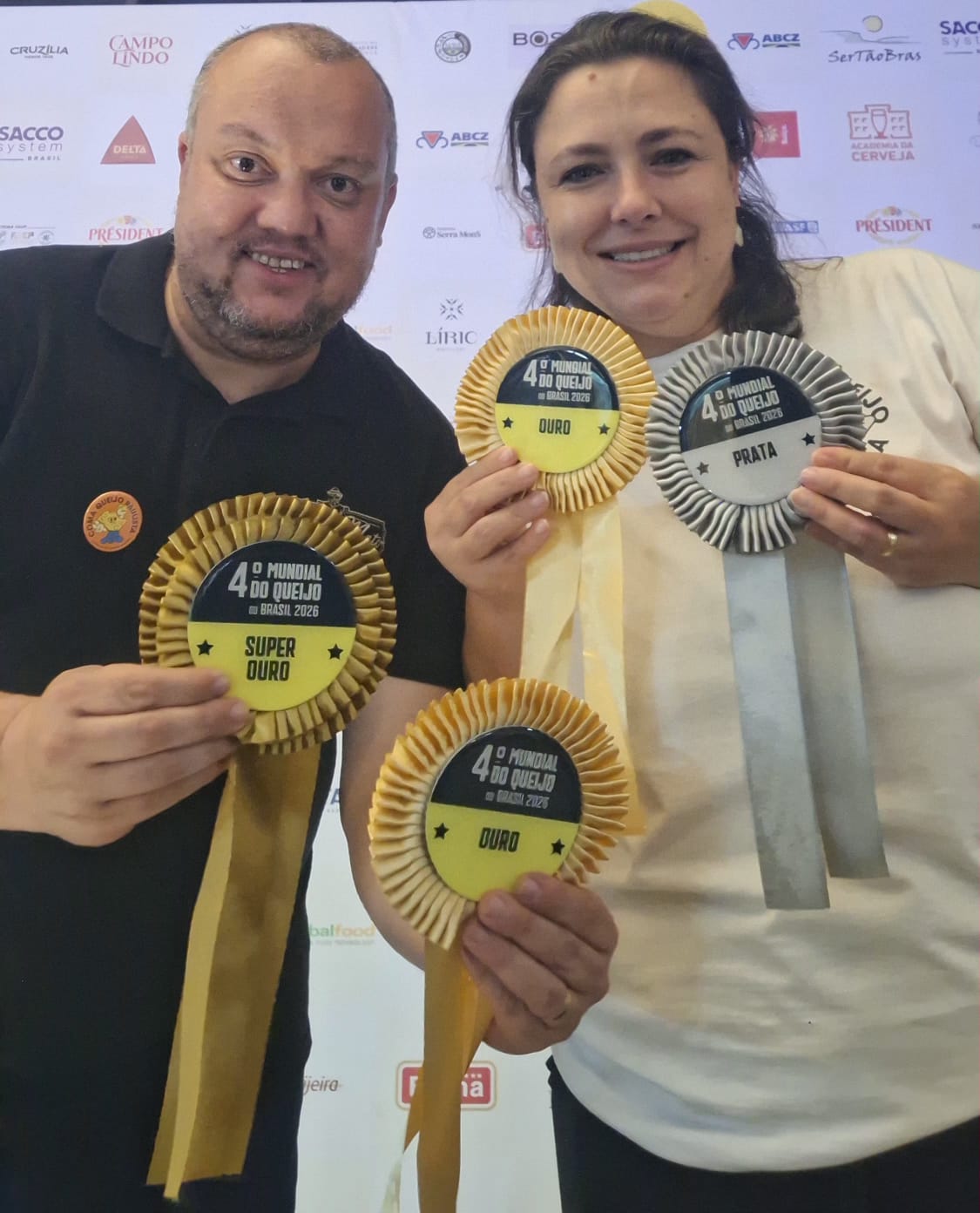 ​Queijaria Jeito de Mato conquista quatro medalhas no 4º Mundial do Queijo do Brasil