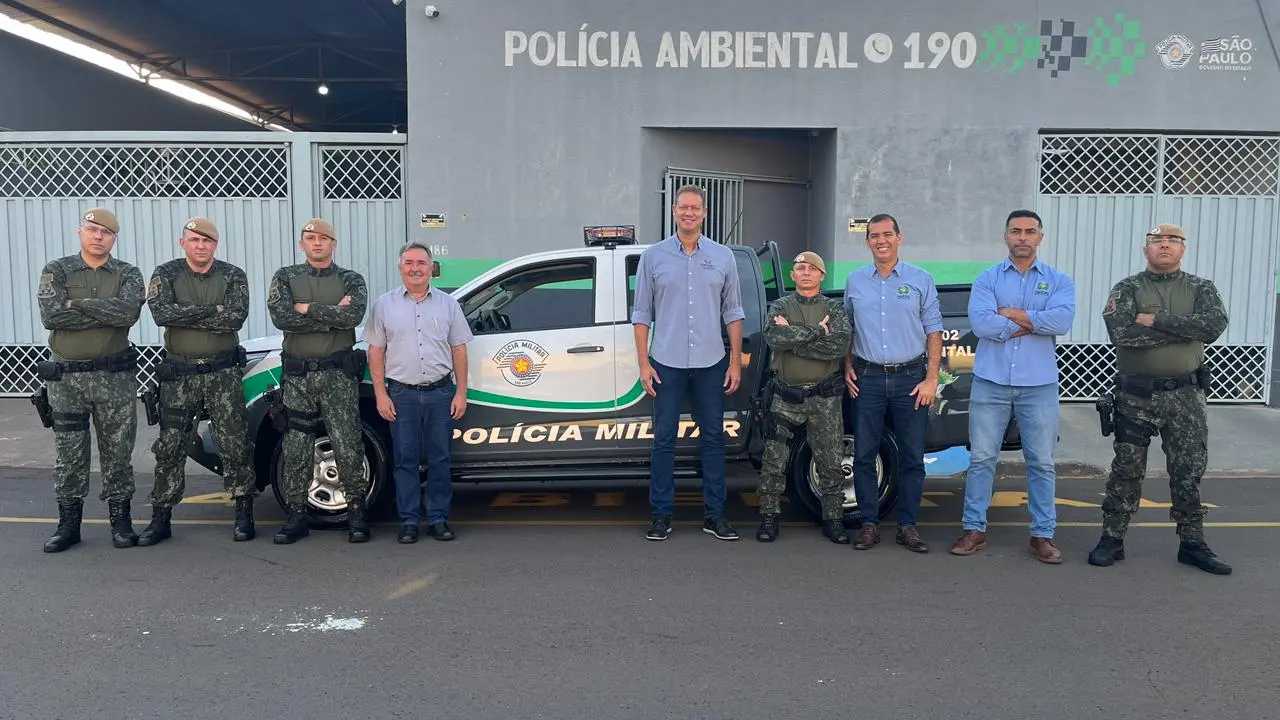Santa Fé do Sul recebe nova viatura para reforçar atuação da Polícia Militar Ambiental