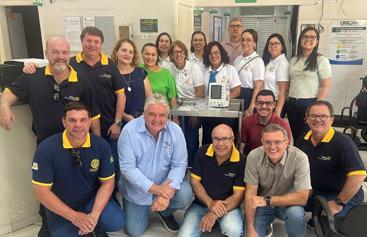 UPA recebe novo equipamento doado pelo Rotary Club de Fernandópolis