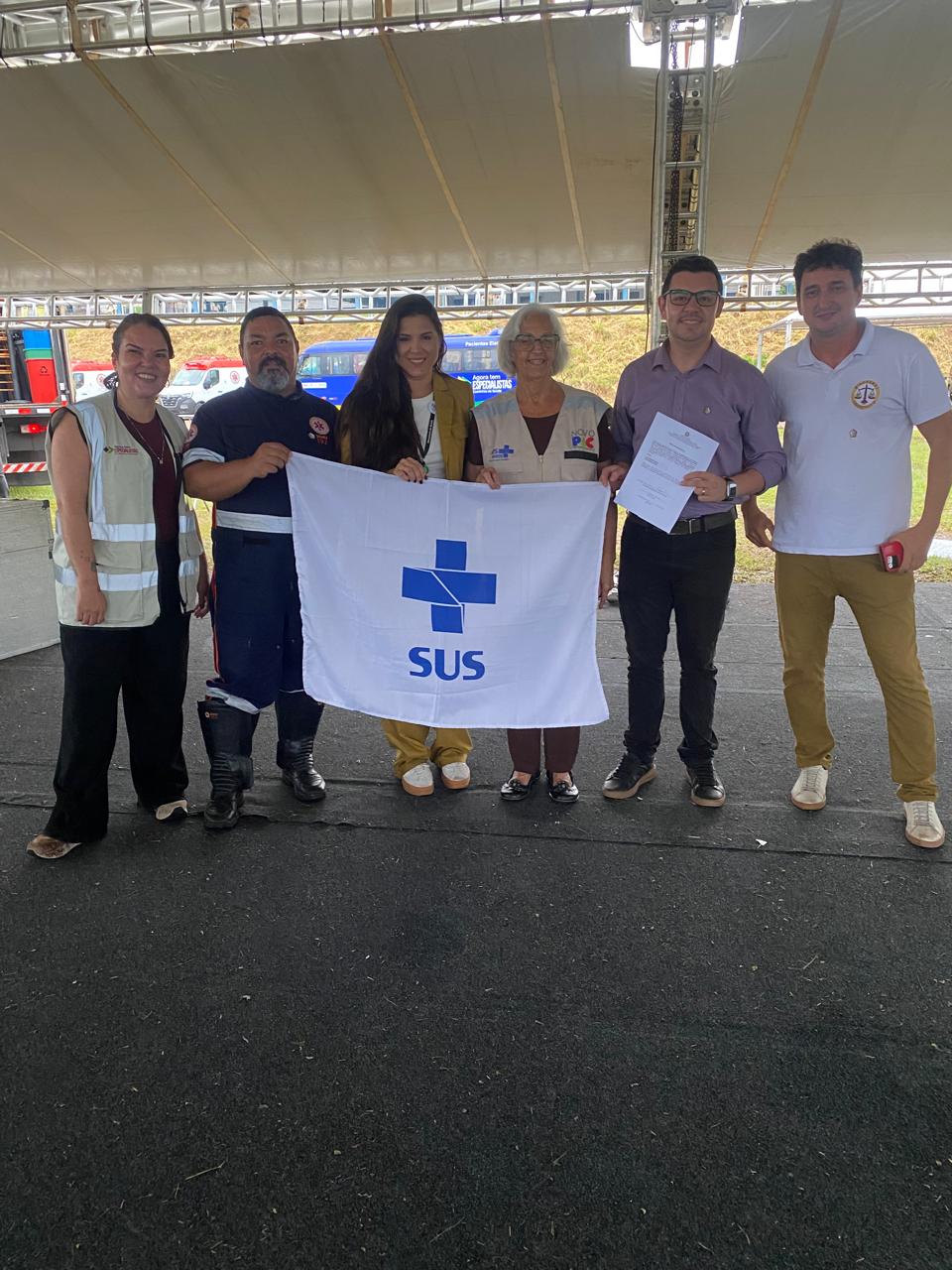 Fernandópolis recebe duas novas ambulâncias para reforço do SAMU 192