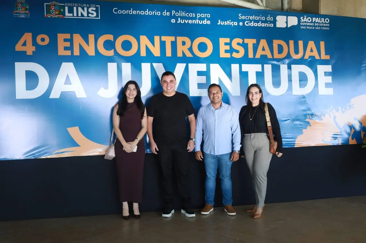 Representantes de Santa Fé do Sul participam do 4º Encontro Estadual da Juventude em Lins