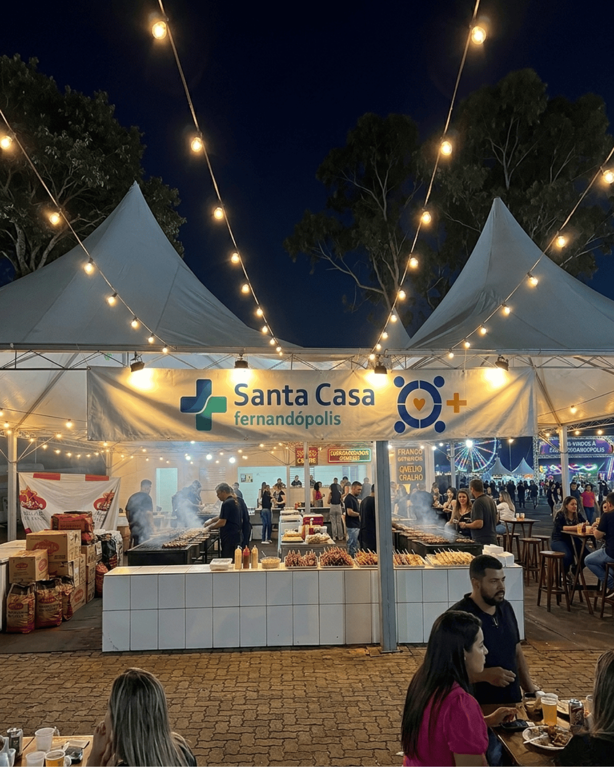 Santa Casa terá barraca de espetinhos na Expo Fernandópolis e renda será revertida para o hospital