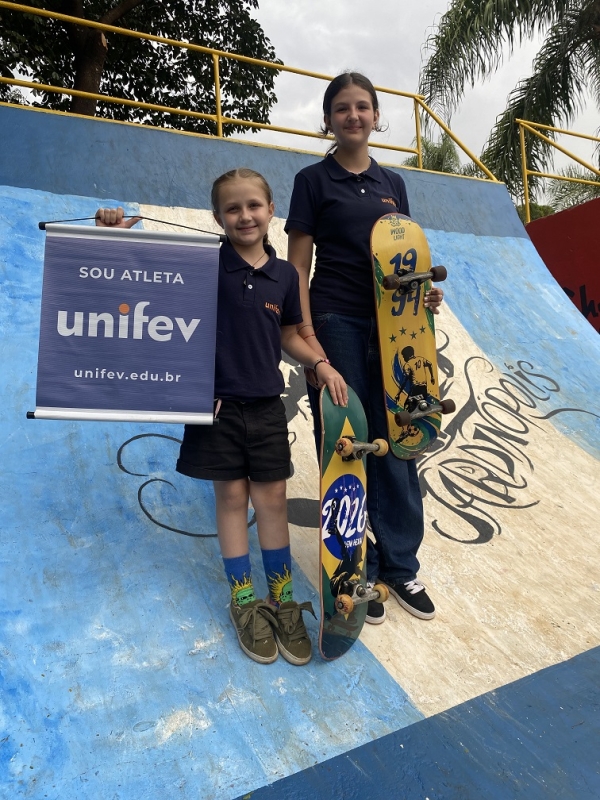 Talentos do skate: irmãs de Votuporanga conquistam destaque em etapa regional em Jardinópolis