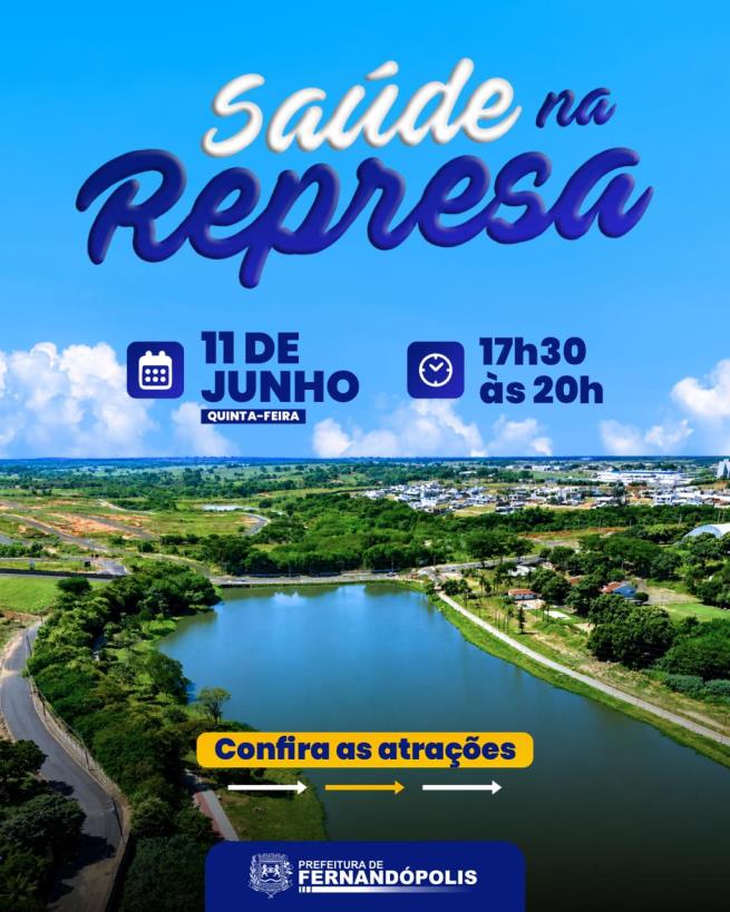 Saúde na Represa acontece nesta quinta-feira