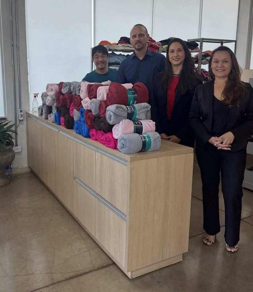 Fundo Social recebe doações de cobertores