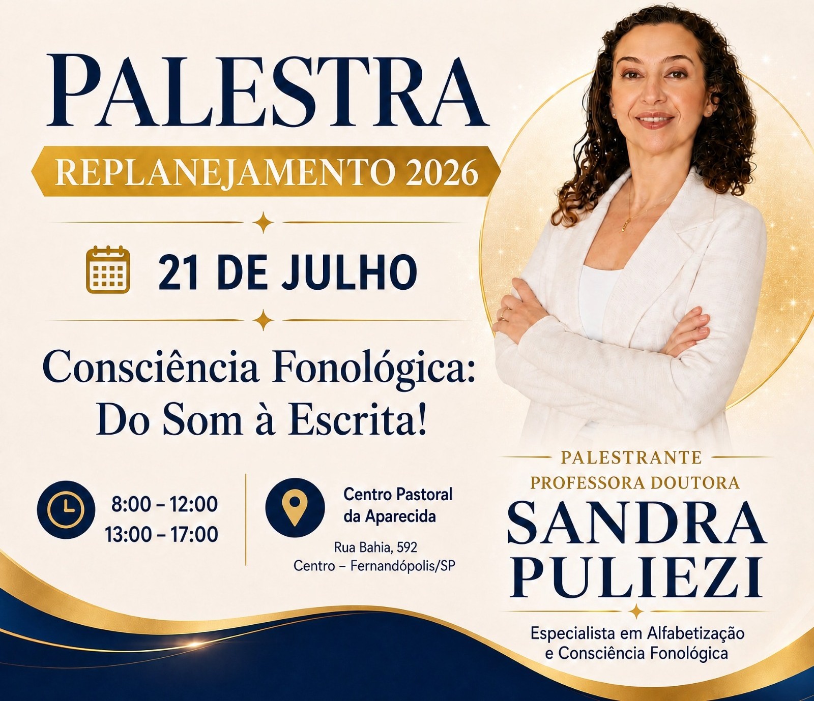 Educação traz especialista para capacitação de professores