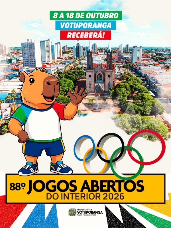 Votuporanga entra no centro do esporte paulista com os Jogos Abertos de 2026
