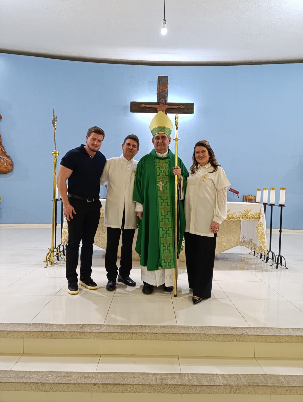 Dom Reginaldo institui primeiro leigo da Diocese de Jales para o serviço de Ministério de Coordenação