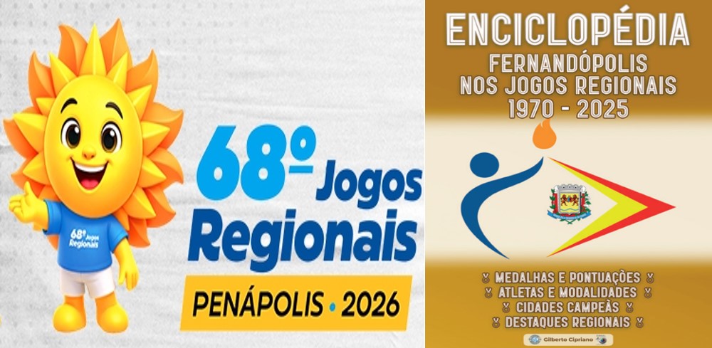 Jogos Regionais 2026: Fernandópolis terminou na 08ª Posição