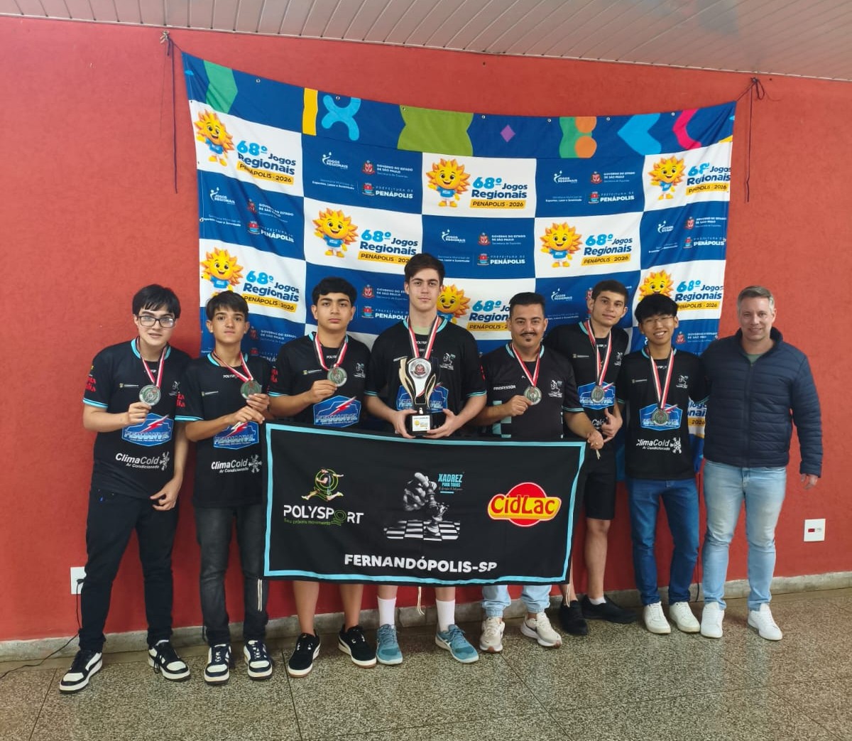Fernandópolis conquista medalhas de ouro, prata e bronze nos Jogos Regionais