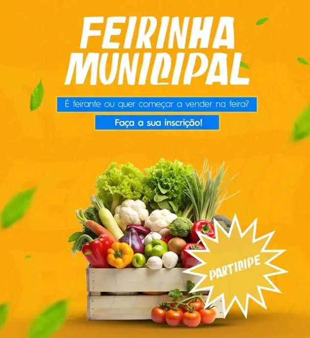 Prefeitura de São João das Duas Pontes abre inscrições para feirantes da Feirinha Municipal