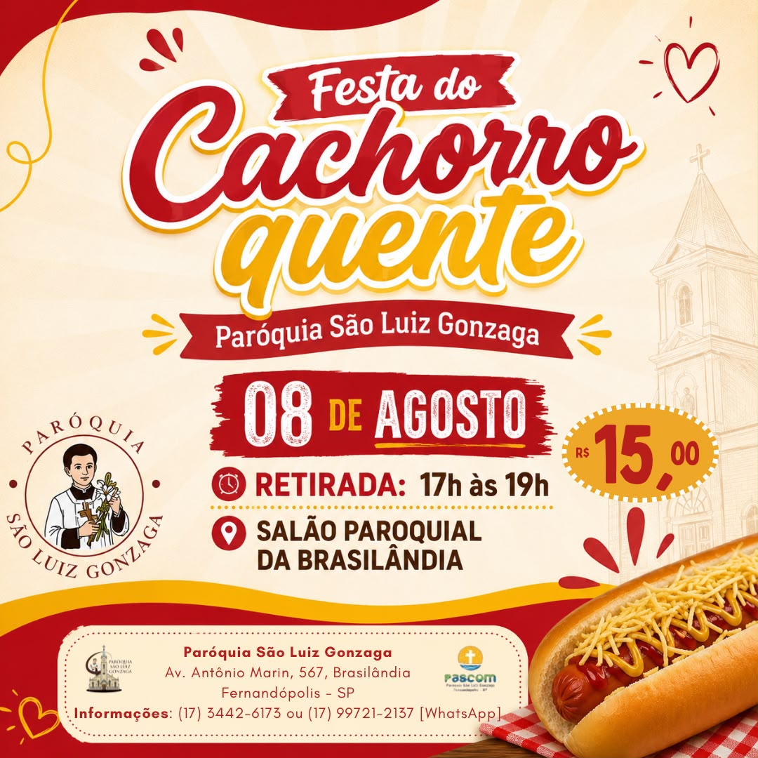 Festa do Cachorro-Quente movimenta a Paróquia São Luiz Gonzaga, na Brasilândia