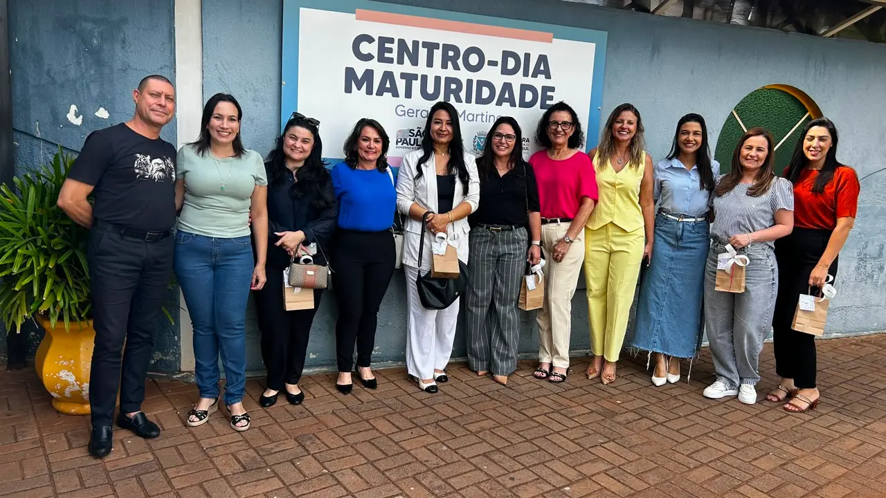 Comitiva de Chapadão do Sul visita Santa Fé do Sul para conhecer Centro Dia Maturidade e implantar serviço no município