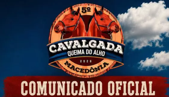 Prefeitura de Macedônia cancela tradicional Cavalgada prevista para outubro