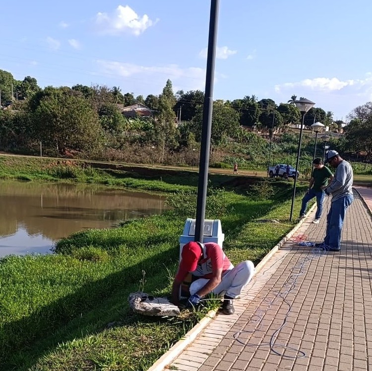 Furto de cabos de energia na Represa Municipal causa apagão