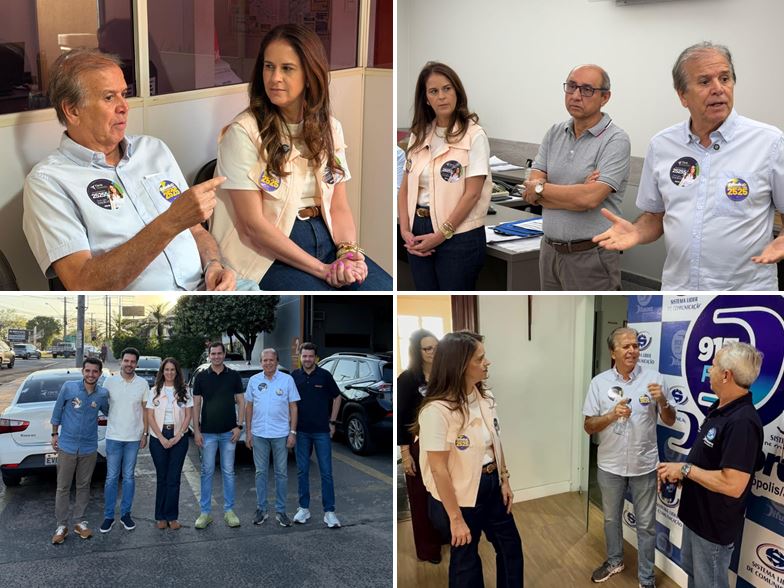 Flávia Resende cumpre agenda em Fernandópolis com Edinho Araújo
