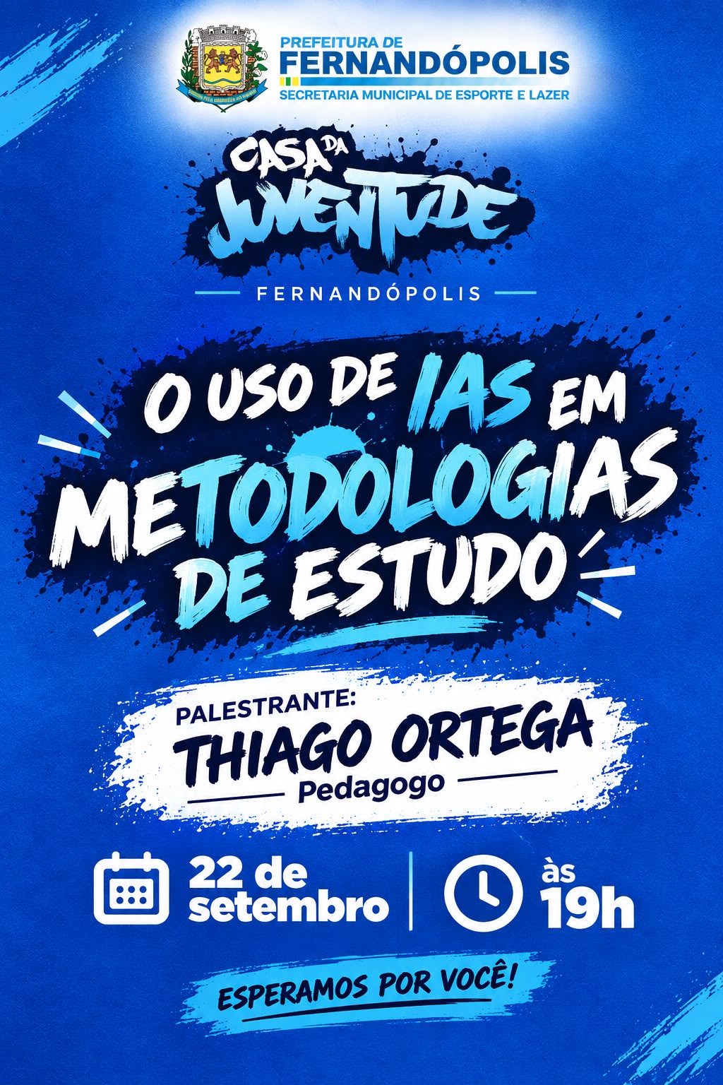 Casa da Juventude promove palestra sobre inteligência artificial