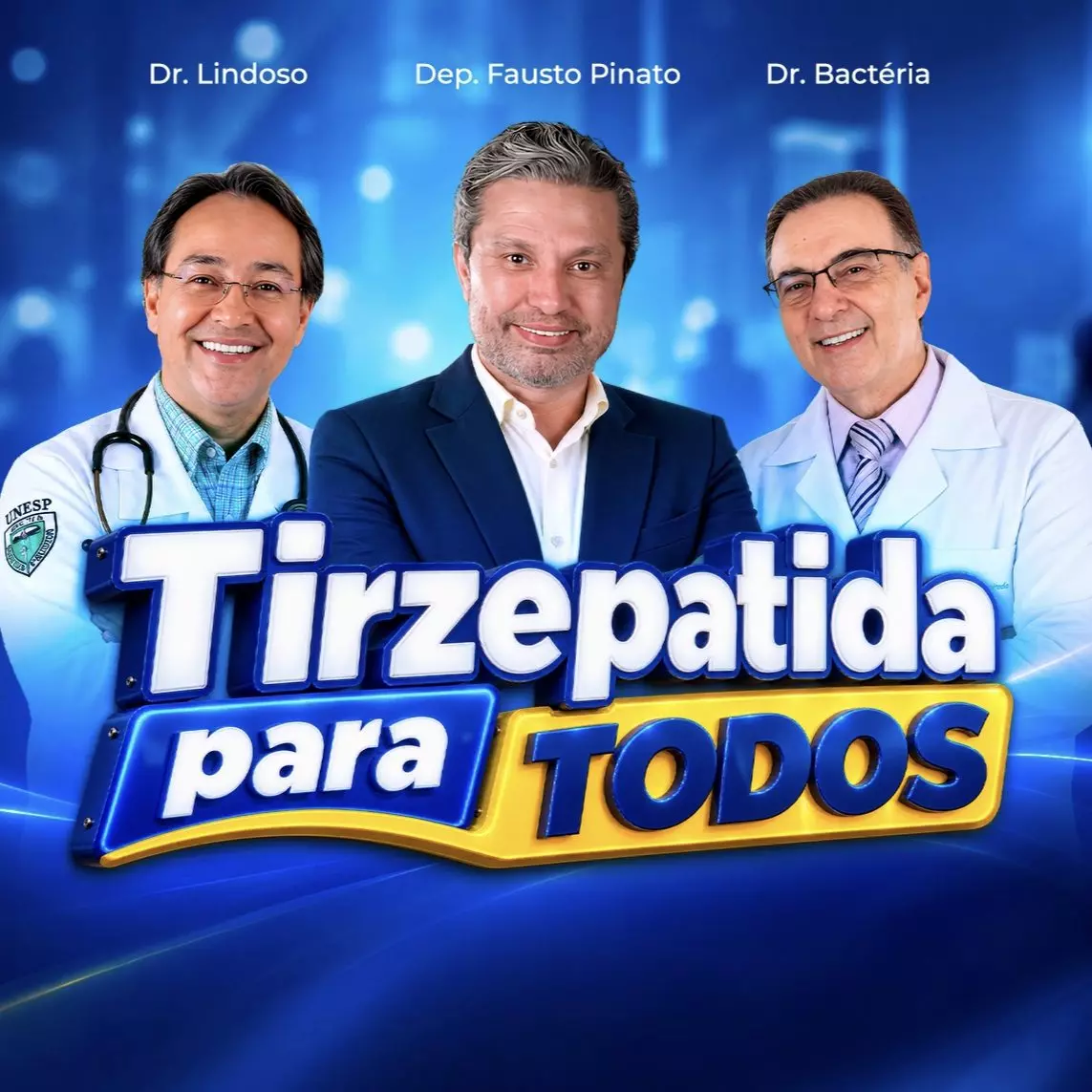 Pinato lança o abaixo-assinado “Tirzepatida para Todos” e cobra do governo a avaliação do medicamento pelo SUS