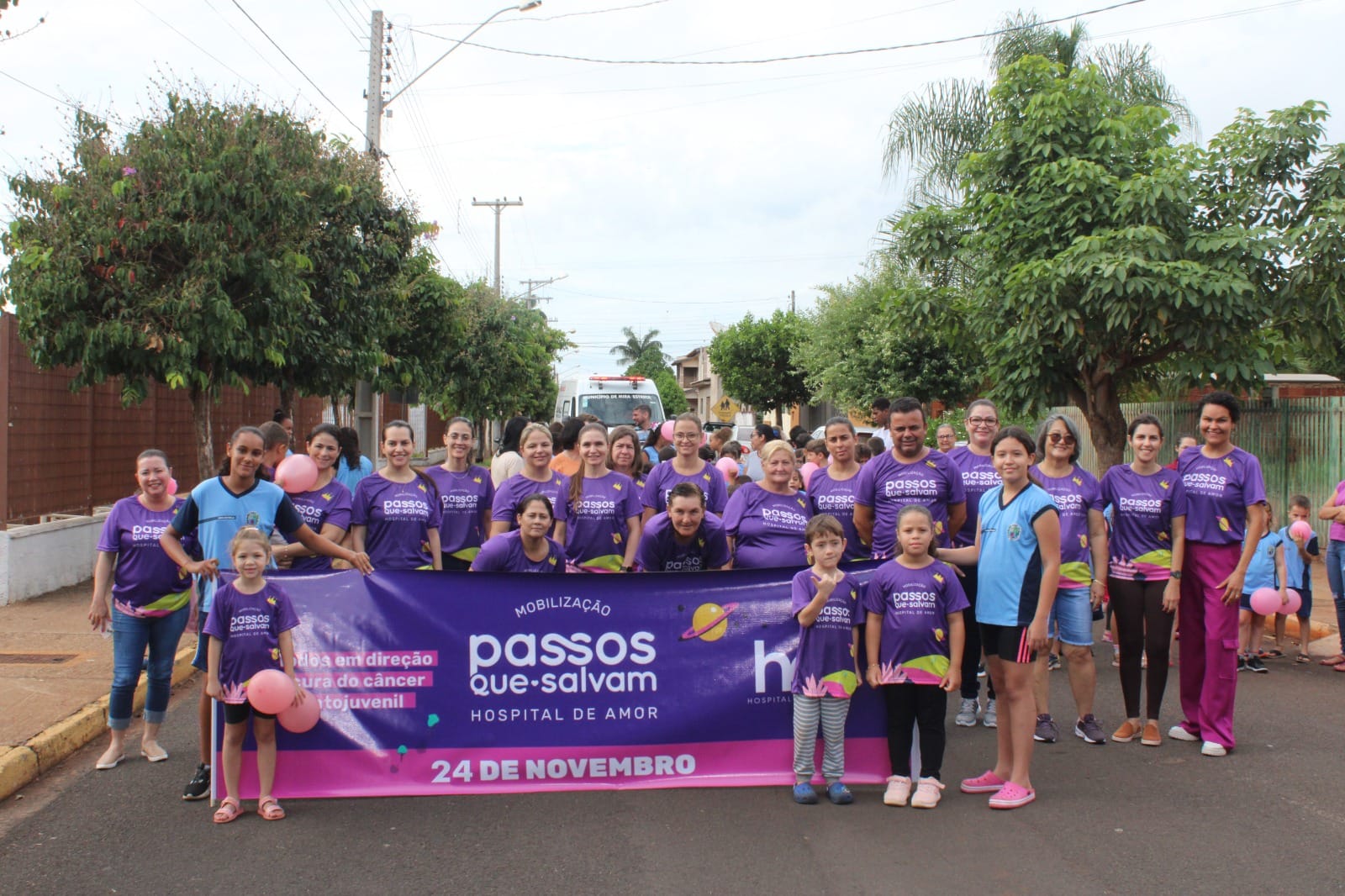 Mira Estrela realiza caminhada“Passos que Salvam”, projeto do Hospital de Amor em parceria com a prefeitura municipal