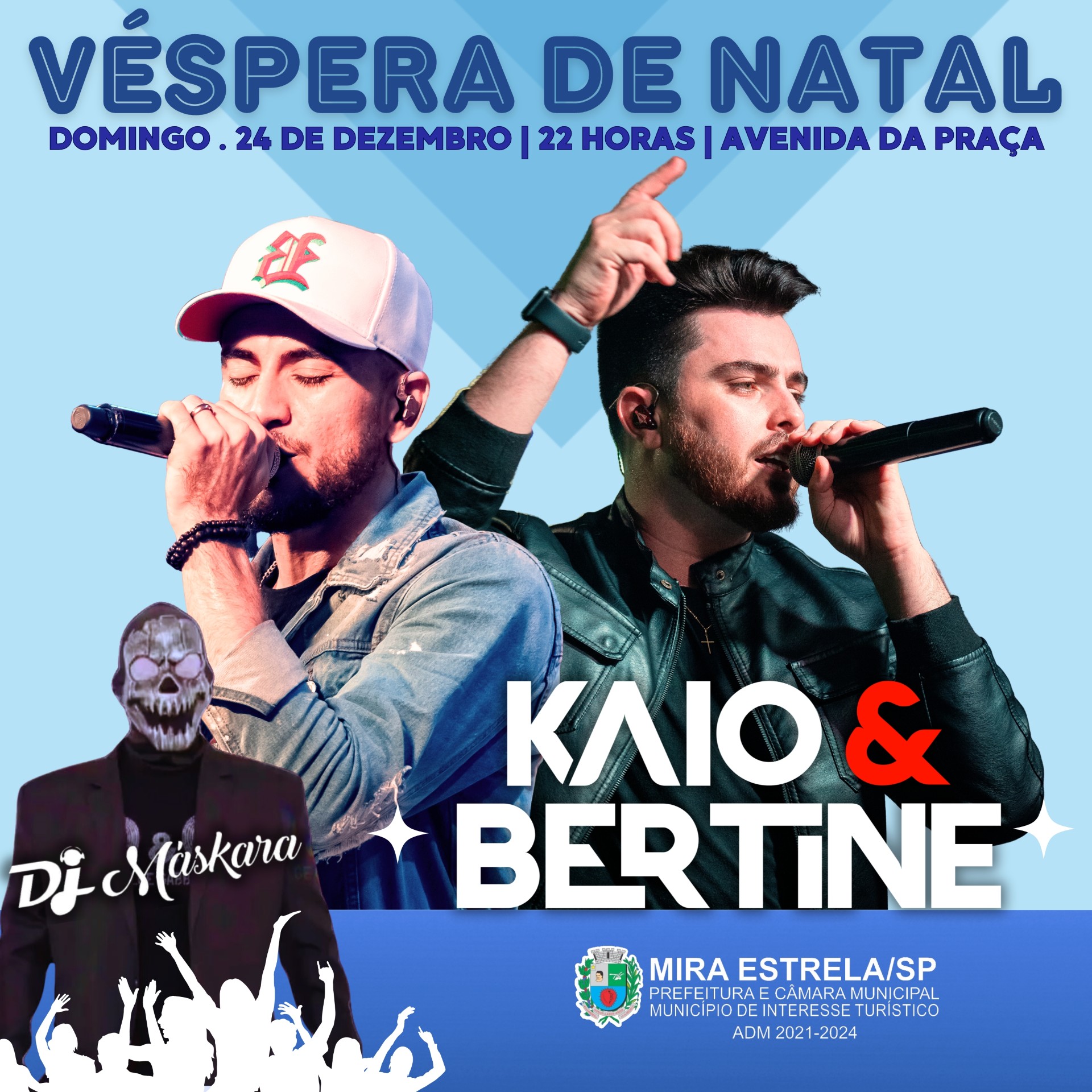 Kaio & Bertine se apresentam em Mira Estrela na véspera de Natal