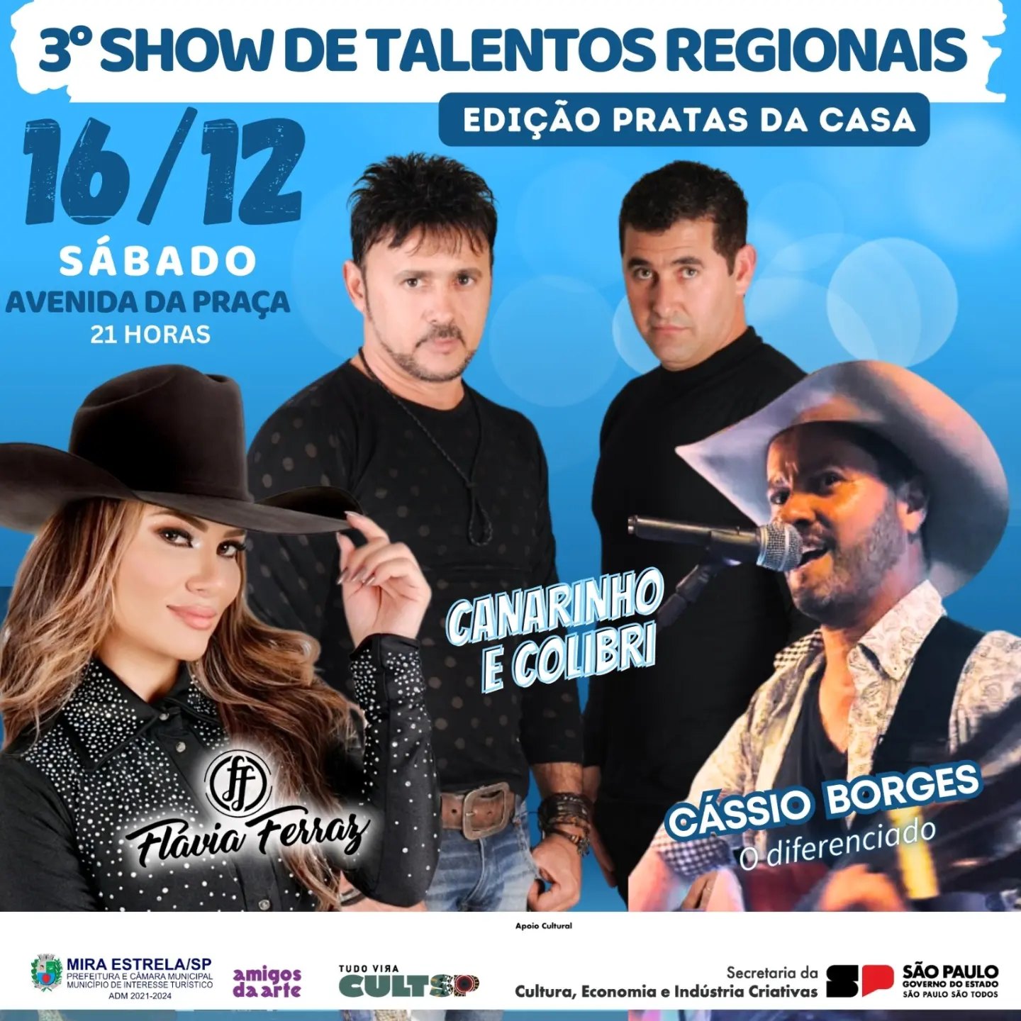 Mira Estrela realiza 3º Show de Talentos Regionais: Edição Pratas da Casa