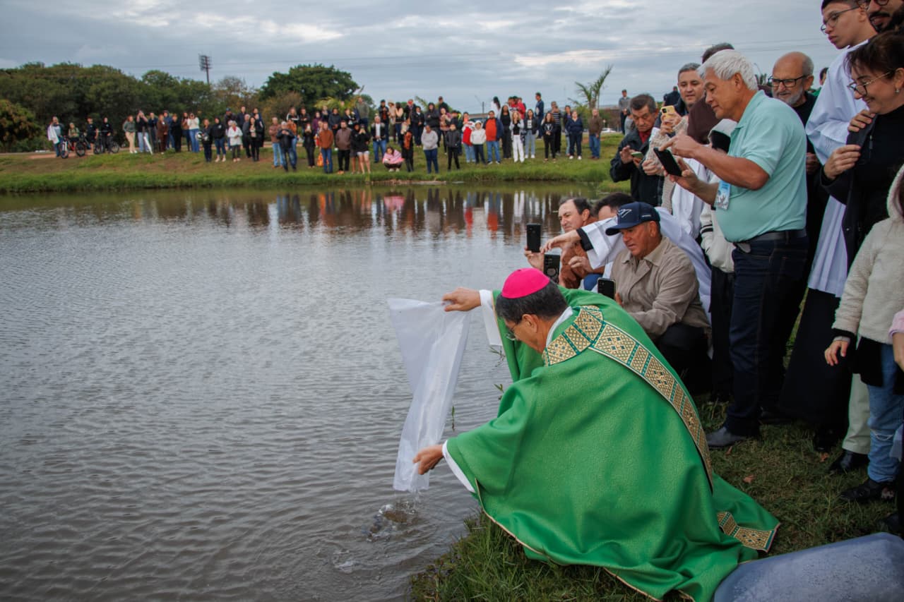 Projeto Esperançar os Rios reúne comunidade em Santa Missa pelo cuidado com a criação em Novo Horizonte