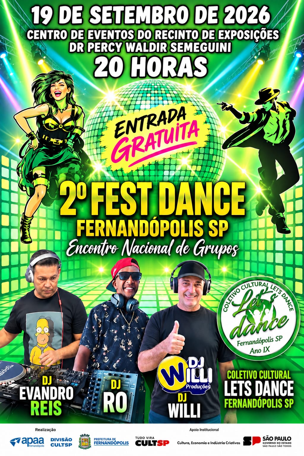 Fernandópolis sedia festival nacional de grupos de flashback com expectativa de reunir 3 mil pessoas