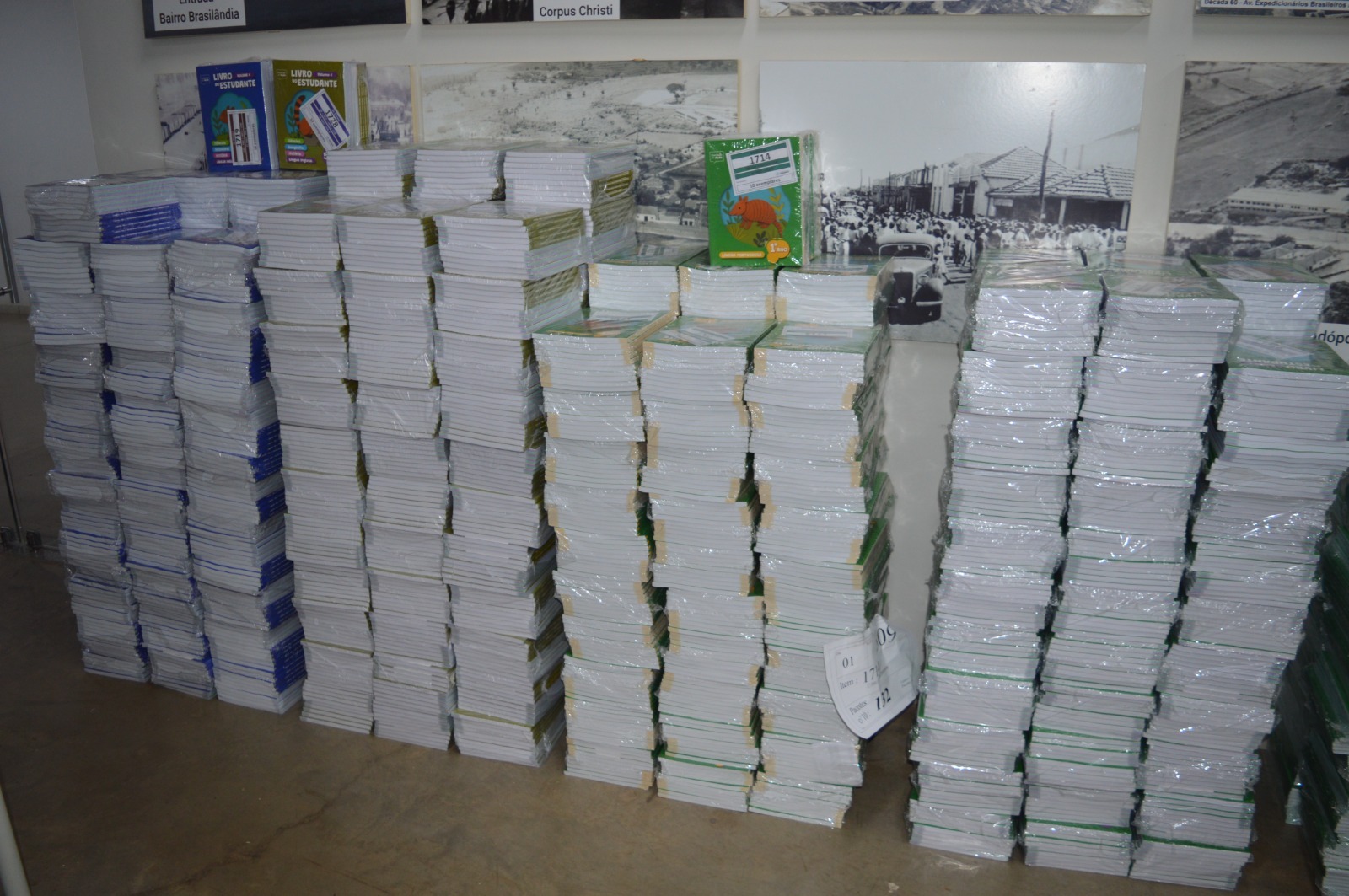 Alunos do Ensino Fundamental recebem 9600 livros didáticos